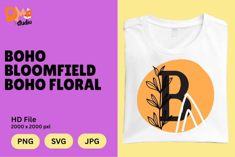 Floral Monogram Letter Svg Image 11