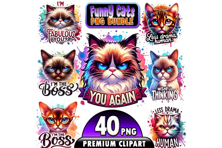 Cat Watercolor Image 12