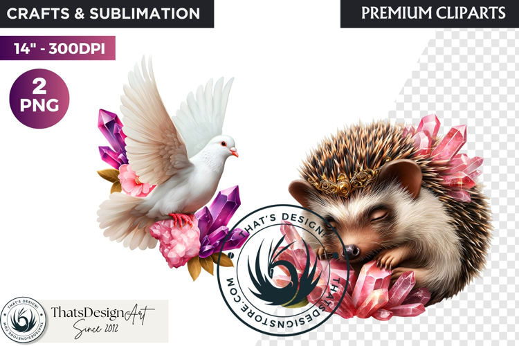 Crystalline Fauna Fantasy Animal PNG Clipart scrapbooking