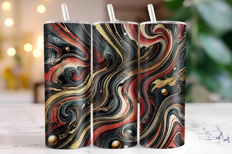 Abstract Tumbler Wrap | Sublimation | Tumblers example image 1