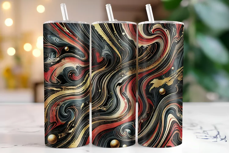 Abstract Tumbler Wrap | Sublimation | Tumblers