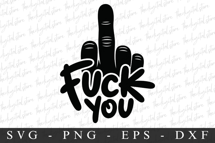 Middle Finger Svg Image 15