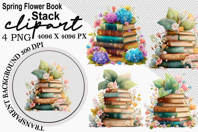 Book Stack Png Image 10