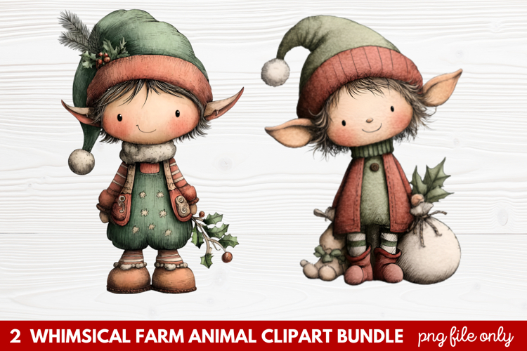 Farmhouse Animals Clipart Image 10