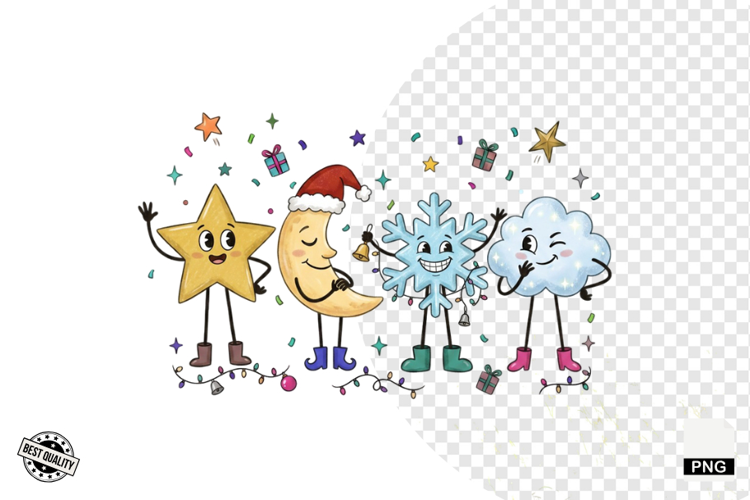 Cartoonish Christmas Clipart