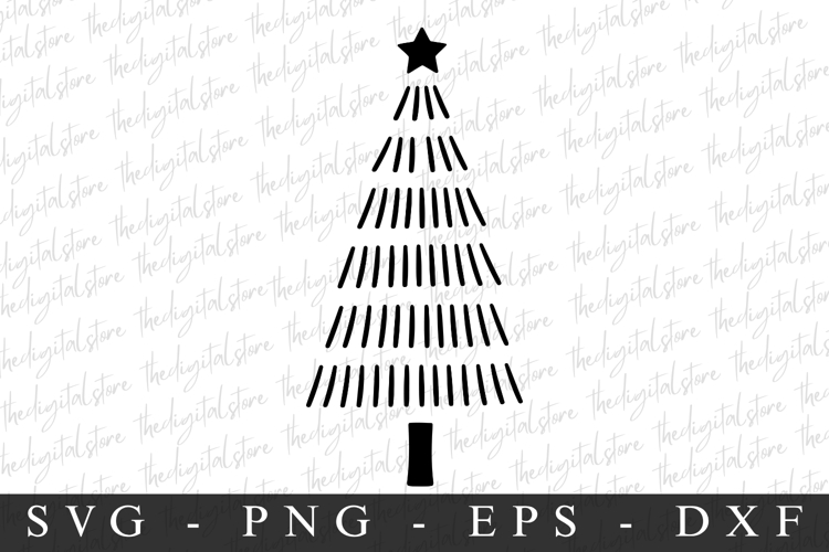 Merry Christmas Tree Svg Image 14