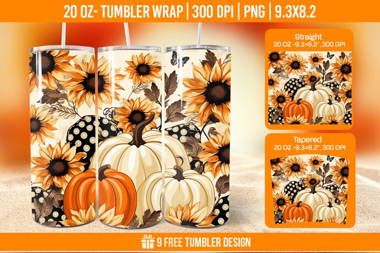 Fall Tumbler Wrap Image 6