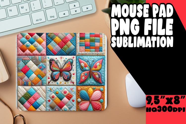 JOYFUL mouse MAT Playful Ideas, Patchwork
