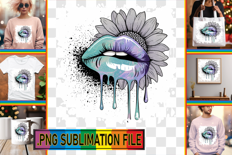 Dripping Lips Png Image 6