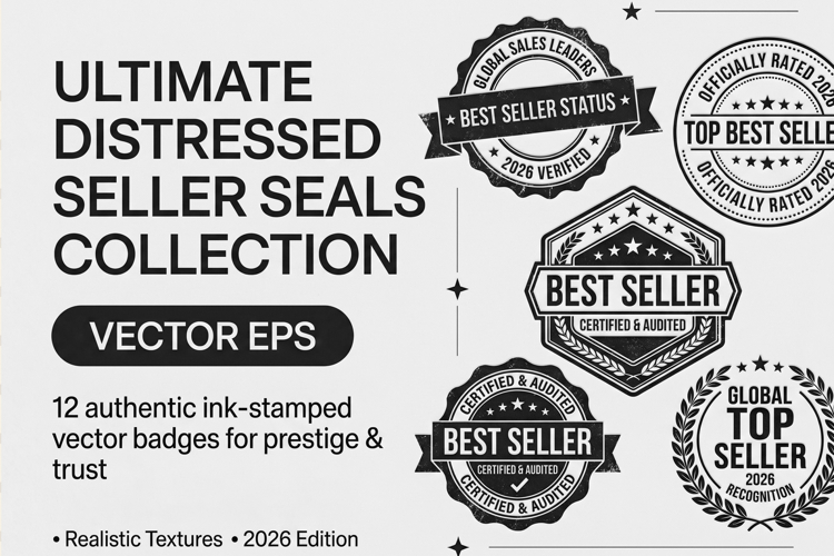 Best Seller Certified Badge Stamp Bundle for E-Commerce Pack