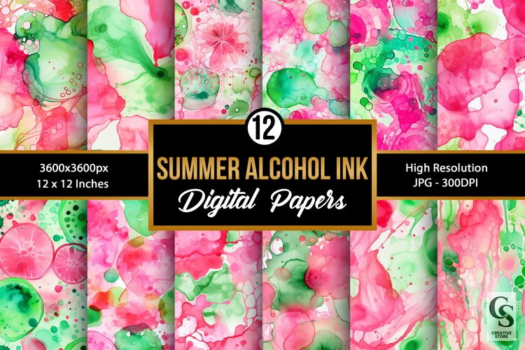Summer Digital Paper Image 16