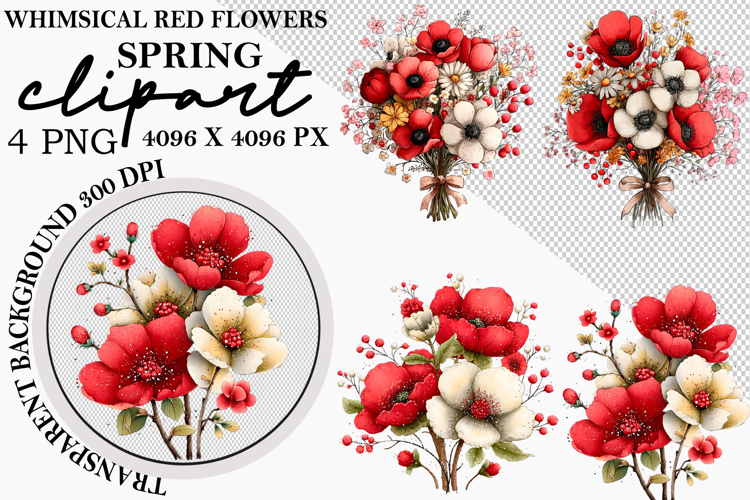 Cute Flowers Clipart Image 20