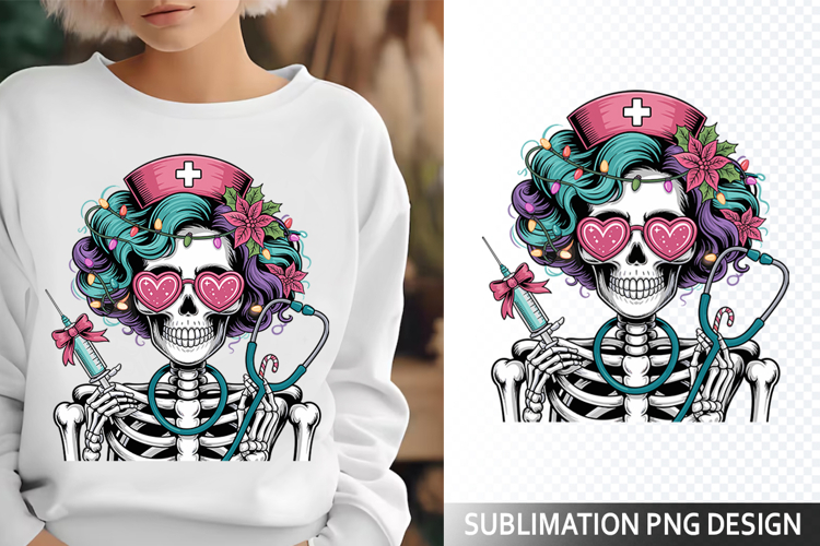 Funny Skeleton Messy Sublimation Design - Funny Skeleton PNG