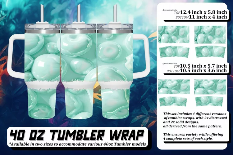 Abstract Inflated Design Wrap
