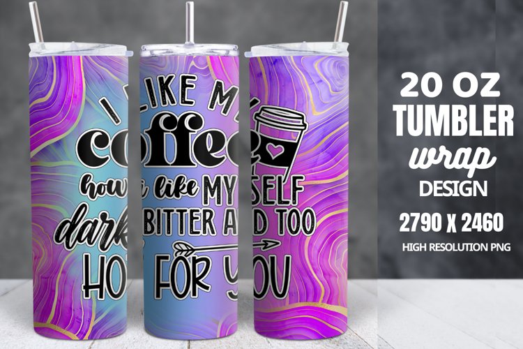 Funny Quotes 20oz Skinny Tumbler Sublimation, Sarcastic example image 1