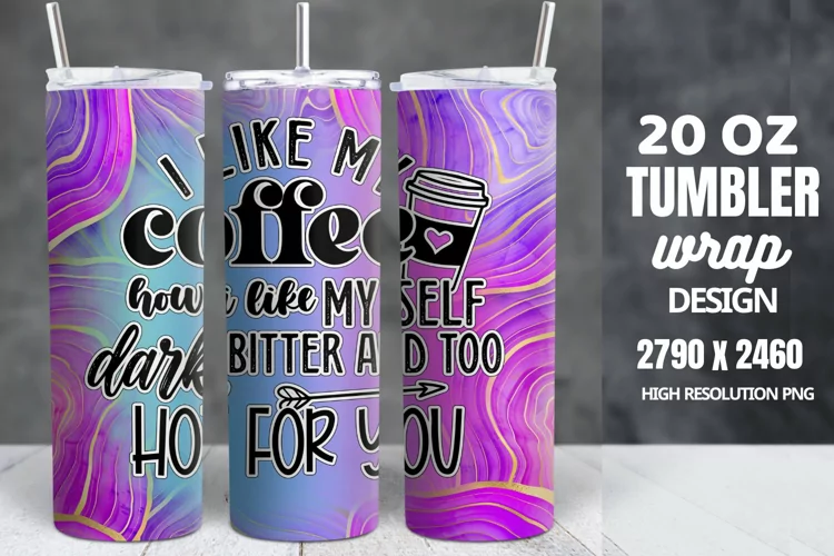 Funny Quotes 20oz Skinny Tumbler Sublimation, Sarcastic