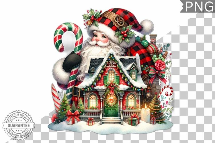 Santa Christmas Clipart Image 24