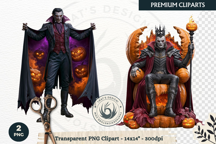 Gothic Dark Fantasy Halloween Nightmare Horror Clipart PNG