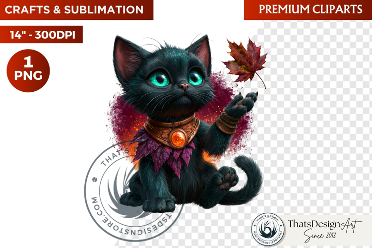 Autumn Witchcraft Clipart - Amber Spells witch PNG