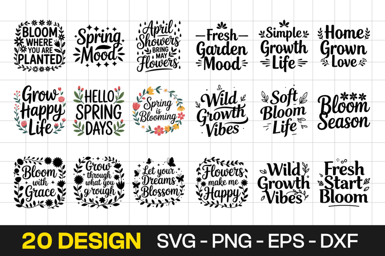 Spring SVGs Image 15