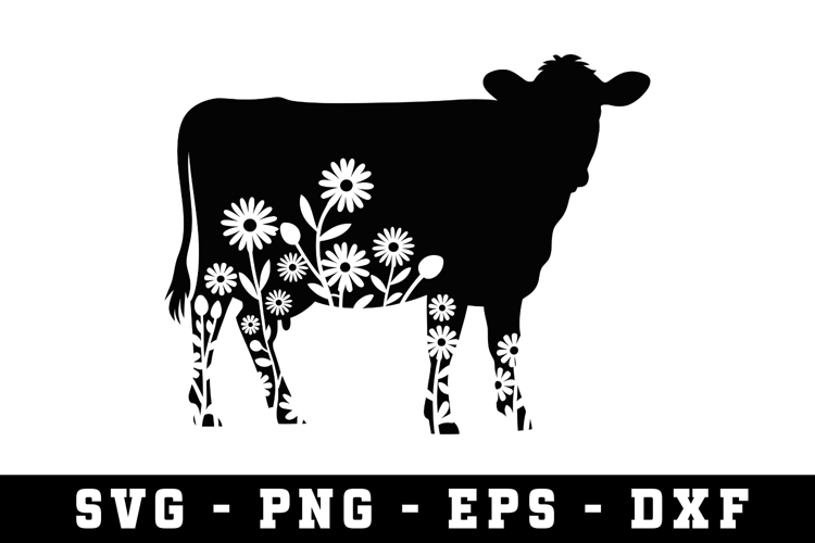 Cute Cow Svg Image 12