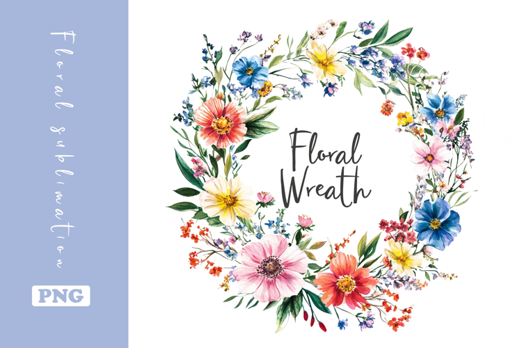 Floral Wreath Clipart Image 16