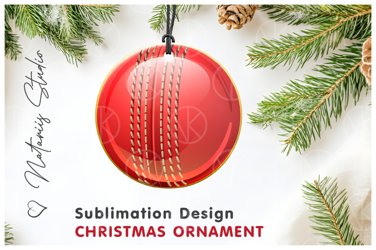 CRICKET Christmas Ornament. Sublimation design.