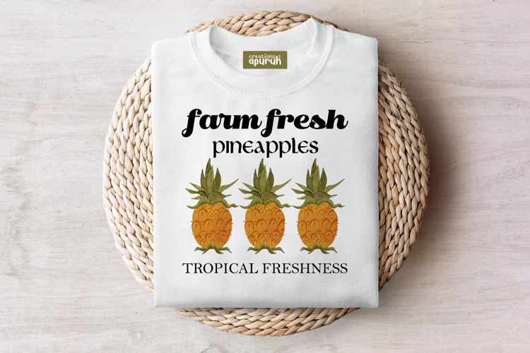 Farm Fresh Market's Vintage Fruit Tee Sublimation Design 12