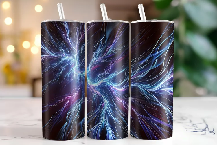 Abstract Waves Tumbler Wrap | Sublimation | Tumblers