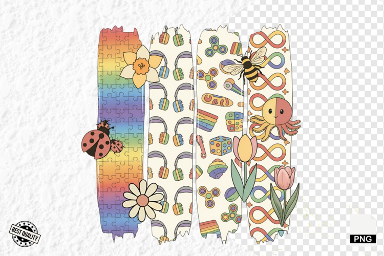 Autism Brushtrokes Clipart