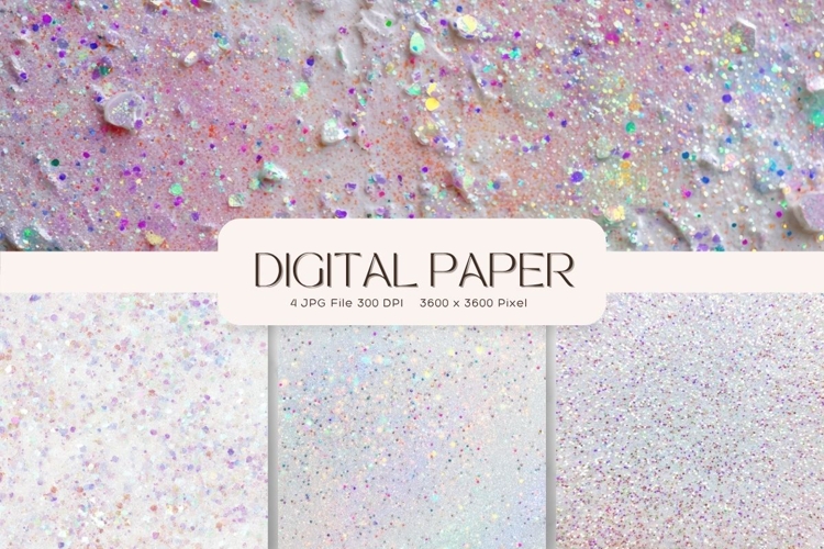 White glitter Background Wallpaper Sparkles Digital Paper_12