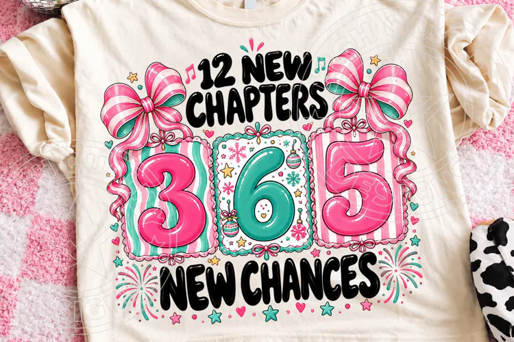 12 New Chapters 365 New Chances PNG