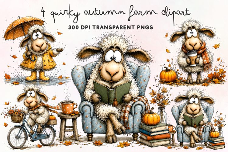 Farmhouse Animals Clipart Image 12