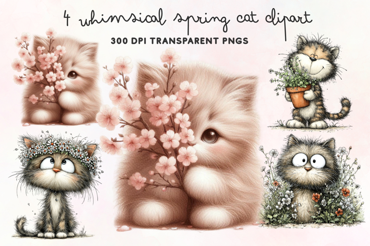 Cute Cat Clipart  Image 6