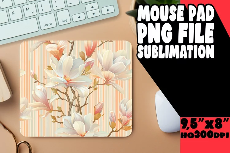 Fashionable Blossom Desk Pad - Stylish Essential