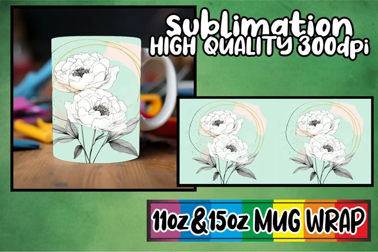 Enchanted mornings sublimation print, Flower