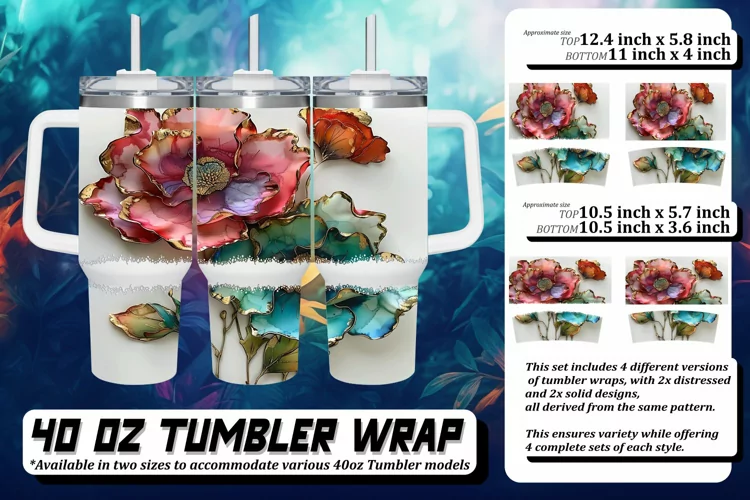 Tropical Paradise: Tumbler Wrap Summer