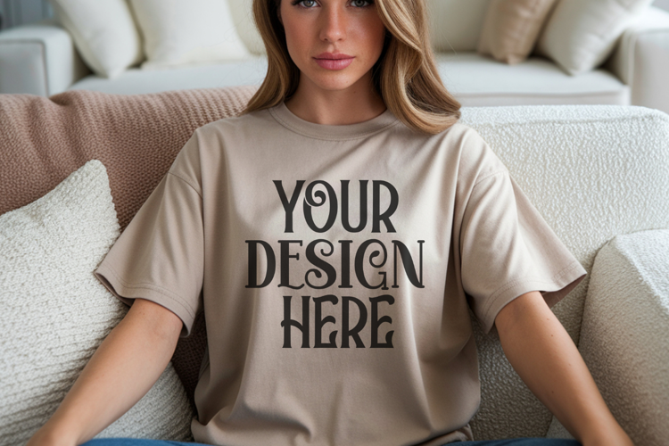 Sage Comfort Colors 1717 T-shirt Mockups,1717 Mockups