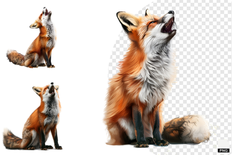 Autumn Fox Clipart