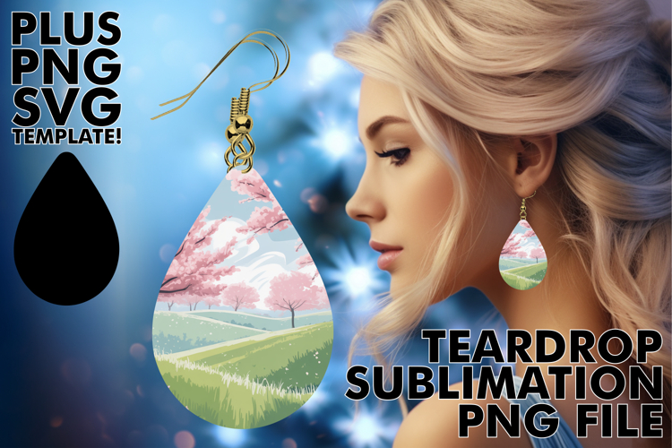 Cozy Teardrop Earrings Ideas PNG, Spring