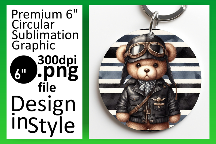 Bright Circle PNG Car Coaster Template , Teddy Bear