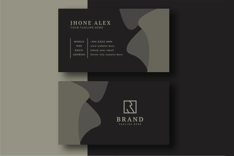 Creative Minimalist Business Card example image 1