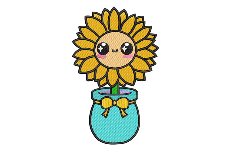 Plant Embroidery Image 13