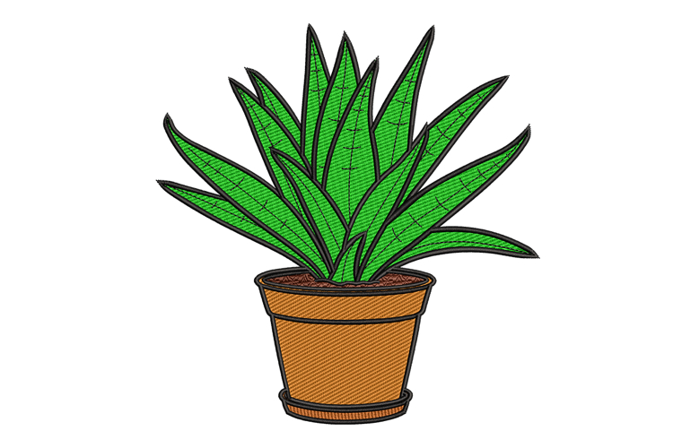 Plant Embroidery Image 10