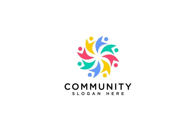 Community People Logo Vector Design