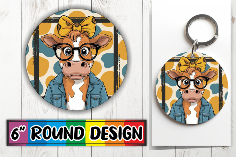 Cow Sublimation Designs Image 3