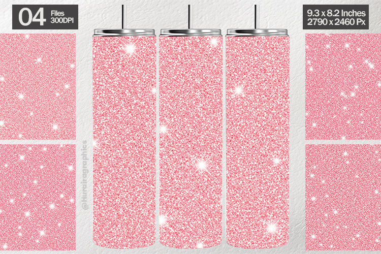 Pink Sparkle Tumbler Wrap| Tumbler Sublimation