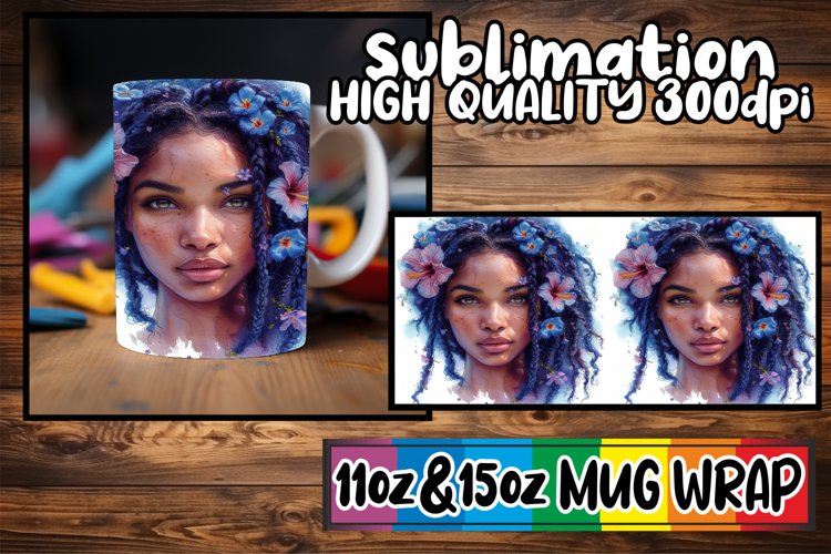 African American Woman Clipart Image 8