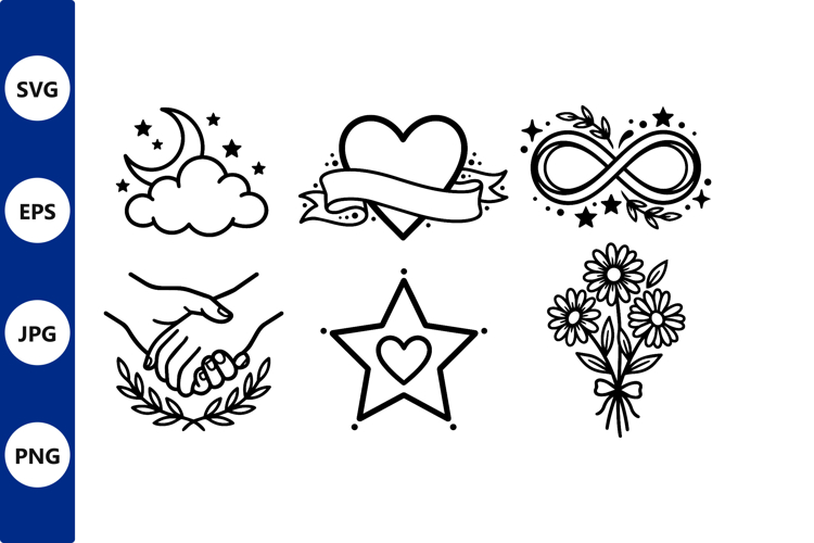 Stars Outline Image 9
