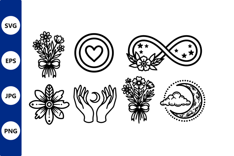 Crescent Moon Clipart Image 17